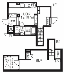 ミオテゾーロ哲学堂カーザの物件間取画像